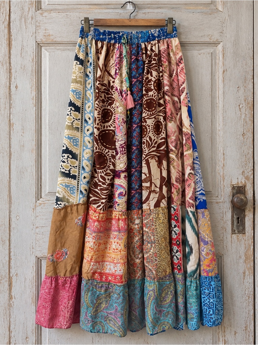 Boho Patchwork Maxi - Picture 2 of 4